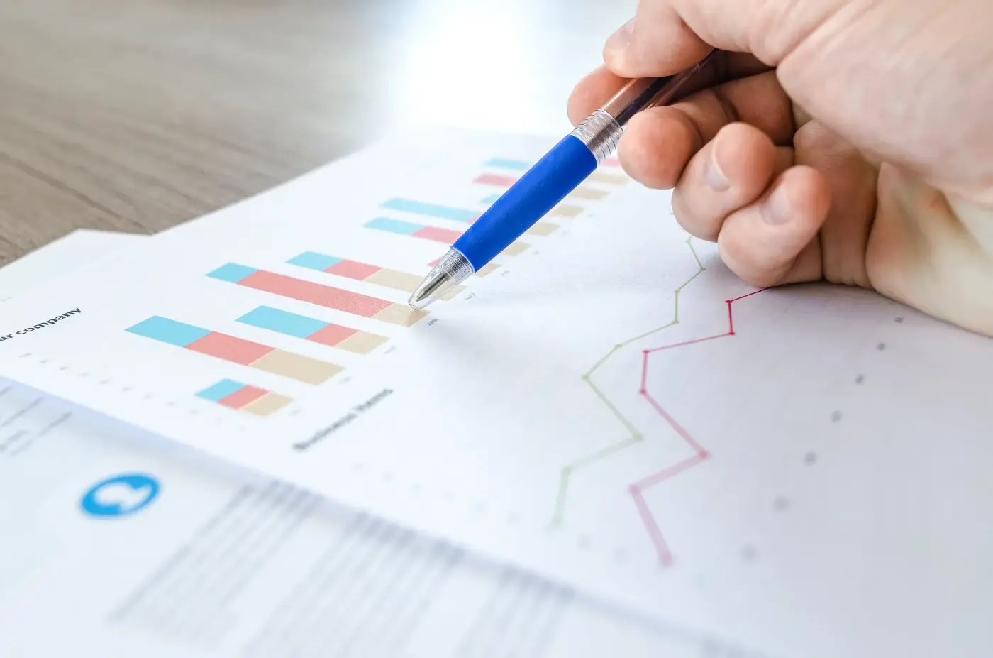 Reviewing a retirement income chart